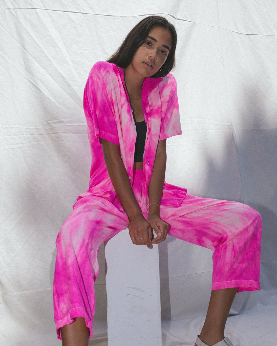Louie Shirt in Raw Silk – riverside tool & dye