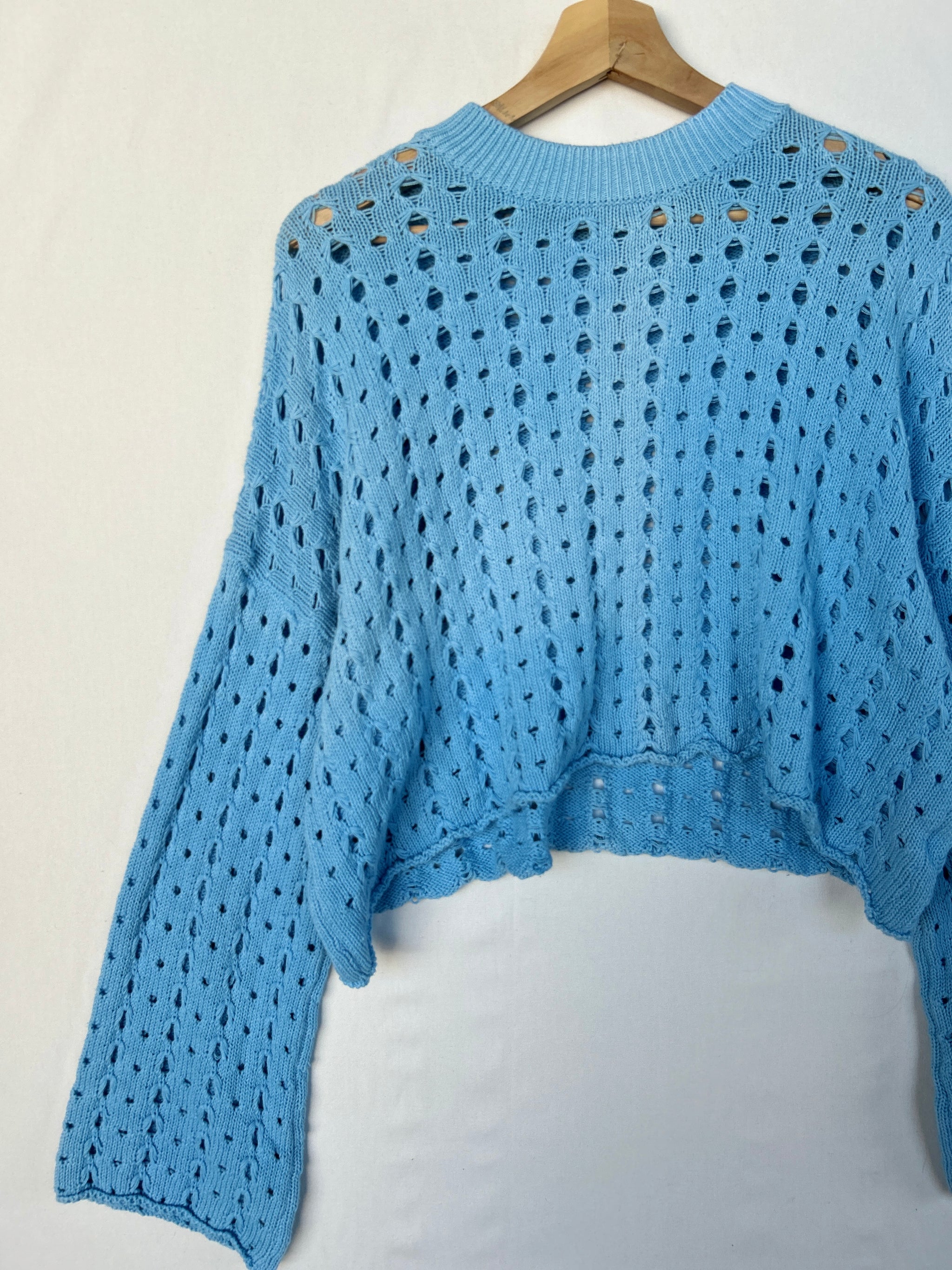 Crop Crochet Sweater – riverside tool & dye