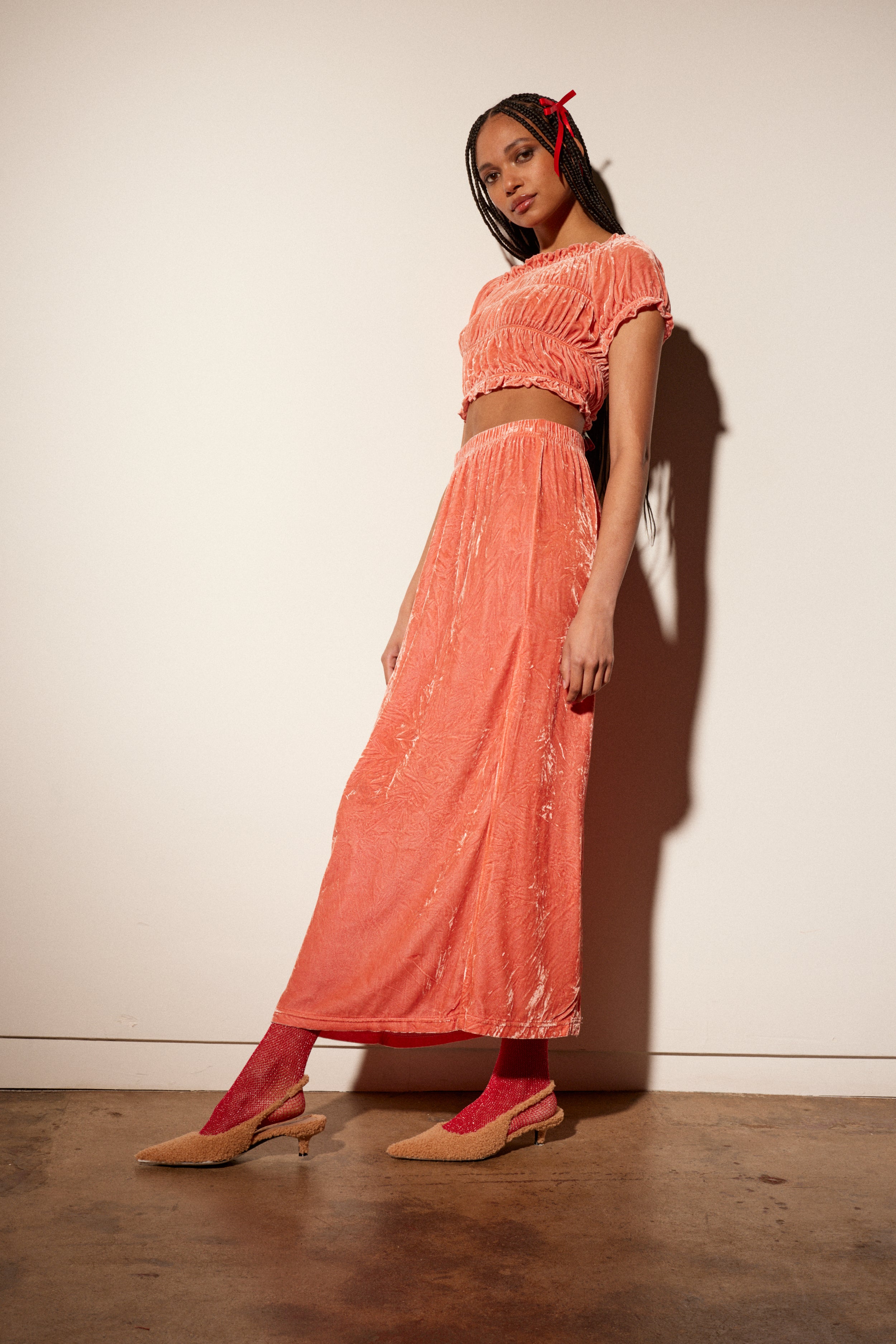 Velvet Maxi Skirt – riverside tool & dye