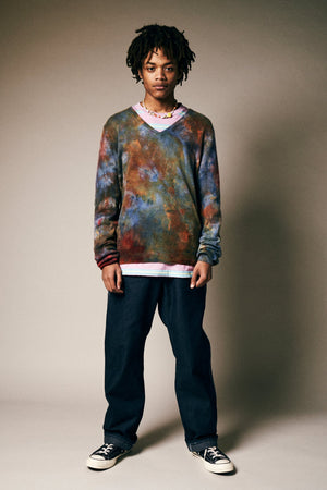 Cashmere V-Neck Sweater - riverside tool & dye