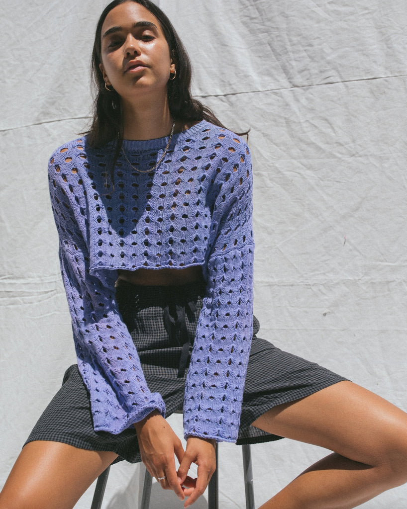 Cropped Sweater - riverside tool & dye