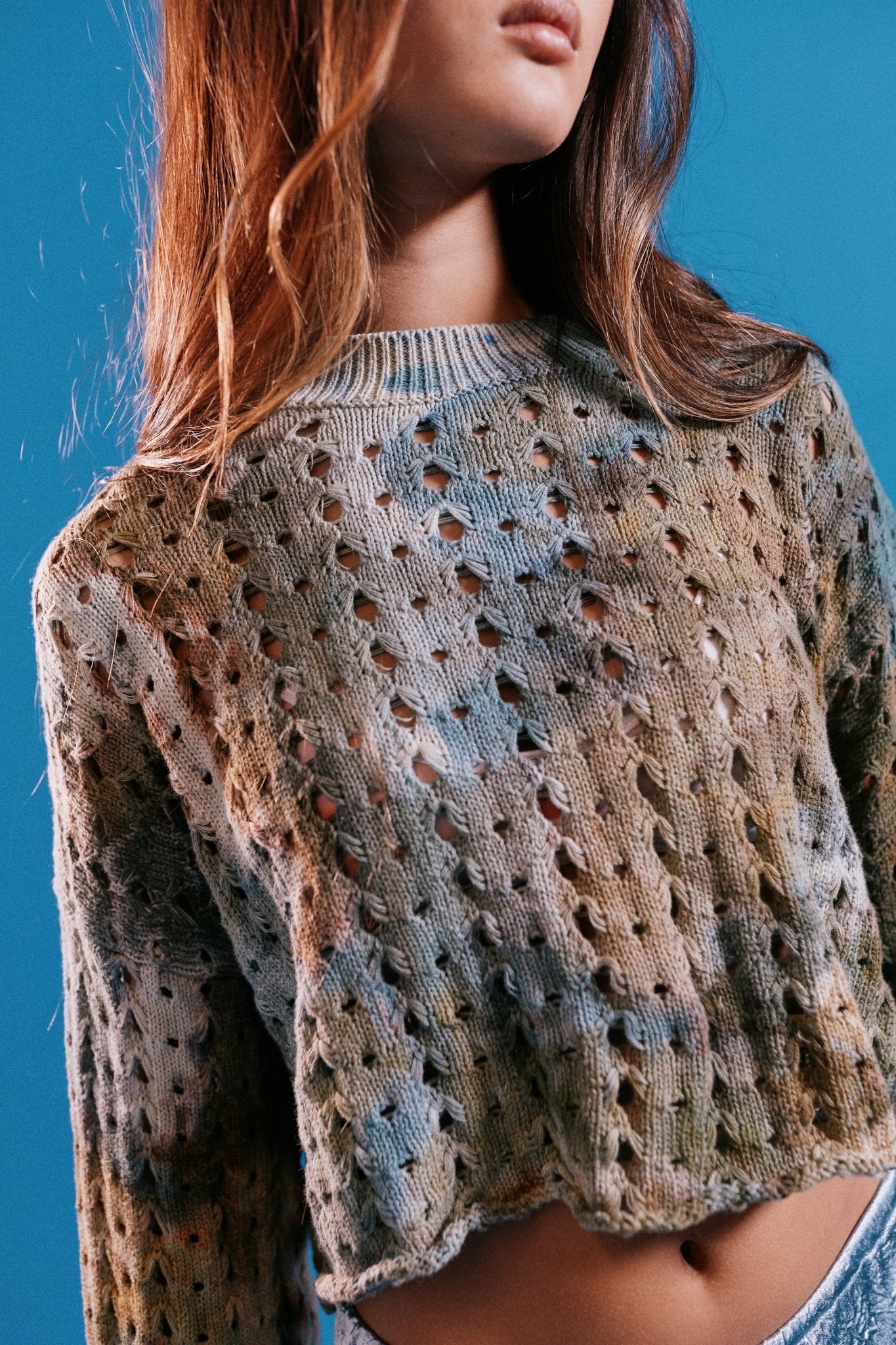 Crop Crochet Sweater – riverside tool & dye