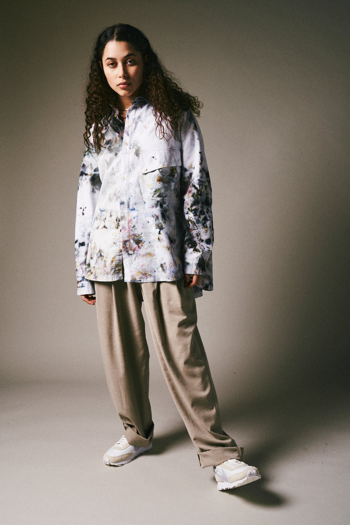 Paneled Utility Shirt - riverside tool & dye