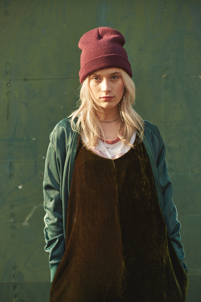 James Jumpsuit in Velvet Moss - riverside tool & dye