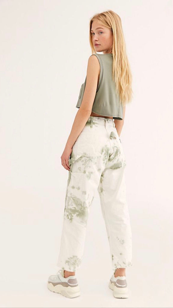 Painter's Pants in Sage - riverside tool & dye