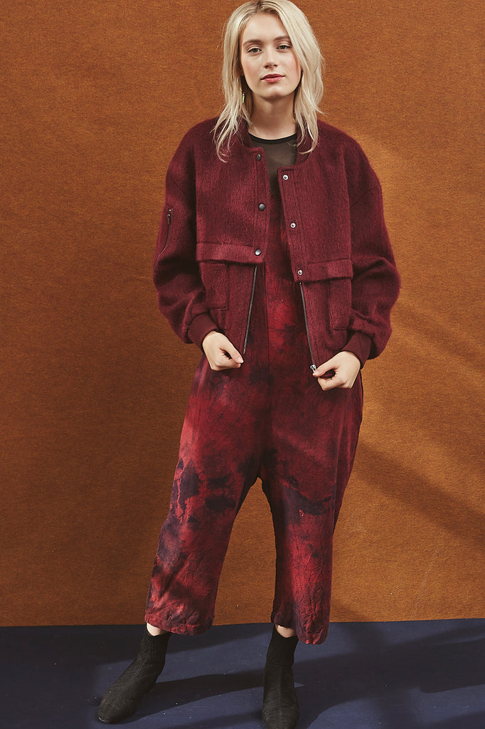 James Jumpsuit in Raw Silk - riverside tool & dye