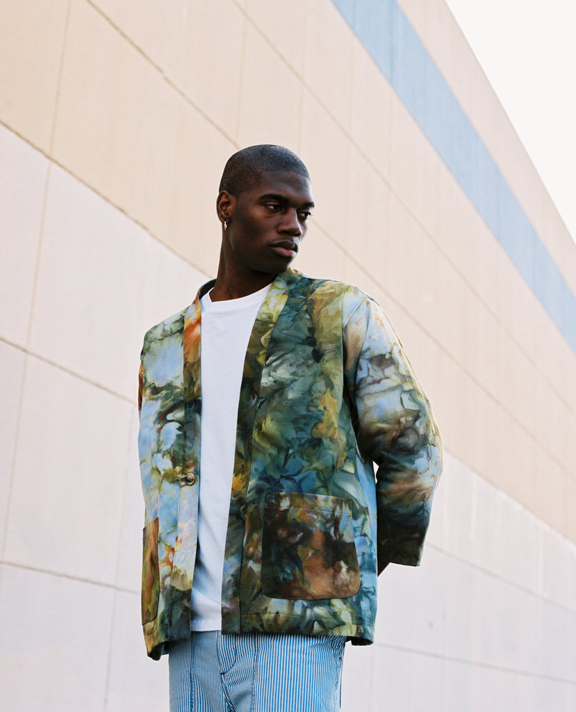 Kimono Coat in Marine - riverside tool & dye