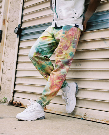 Sweatpants in Marine - riverside tool & dye