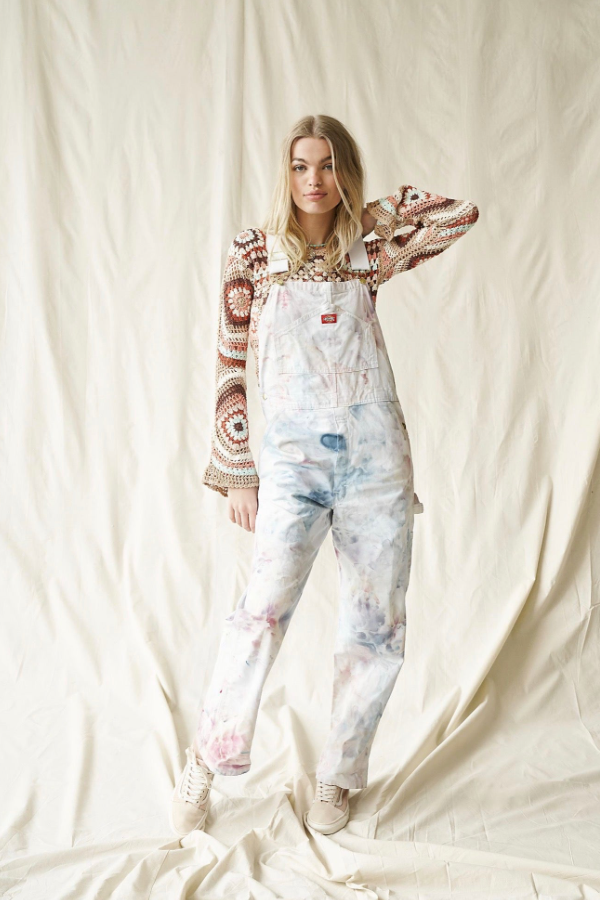 PAINTER OVERALLS ピンクオーバーダイ PAINTER OVERALLS ピンクオーバーダイ Baby girl pink honeycomb