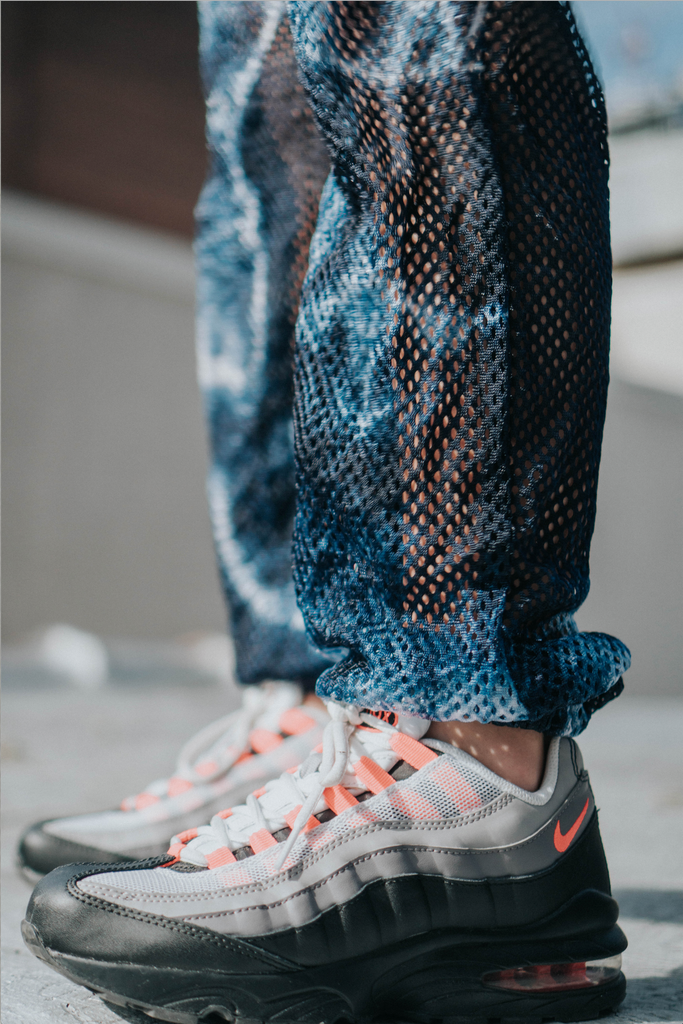 Net Joggers in Navy - riverside tool & dye