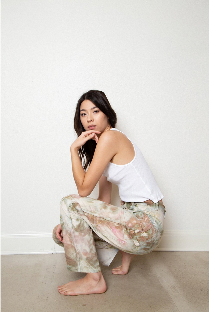 Painter's Pants in Ivory - riverside tool & dye