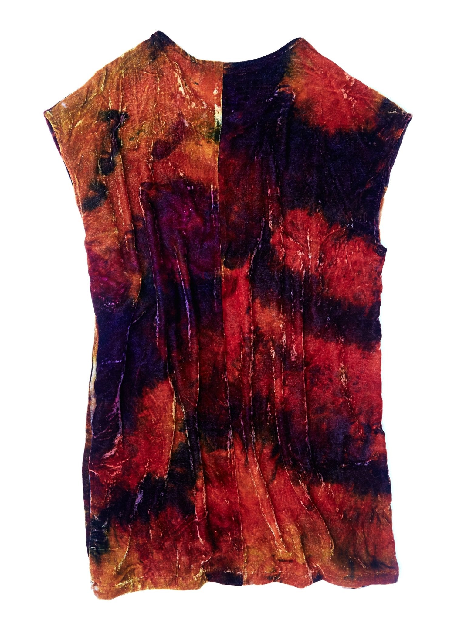 Box Dress in Hendrix Silk Velvet - riverside tool & dye