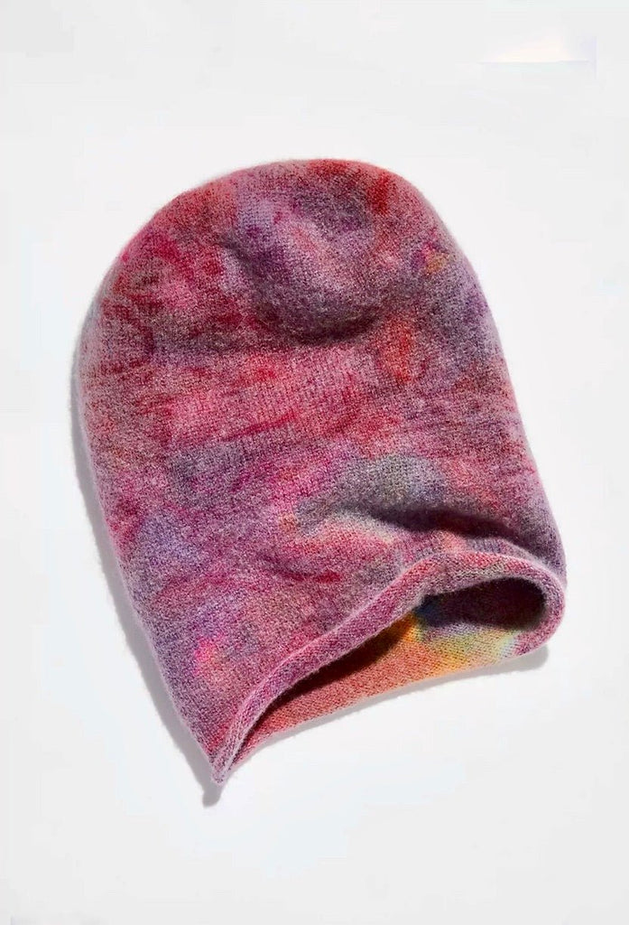 Cashmere Beanie in Rainbow - riverside tool & dye