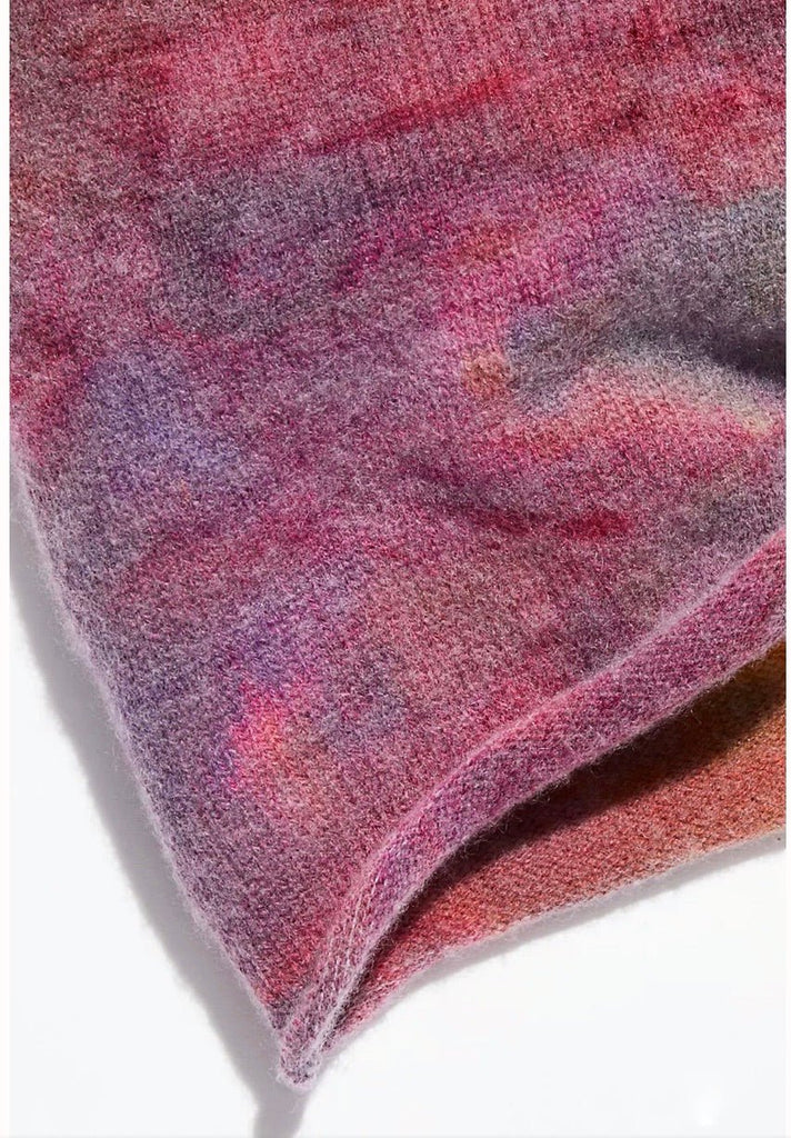 Cashmere Beanie in Rainbow - riverside tool & dye