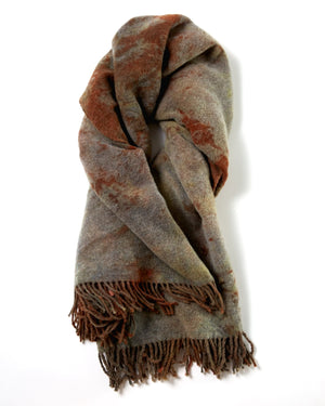 Cashmere Blanket Scarf in Ash - riverside tool & dye
