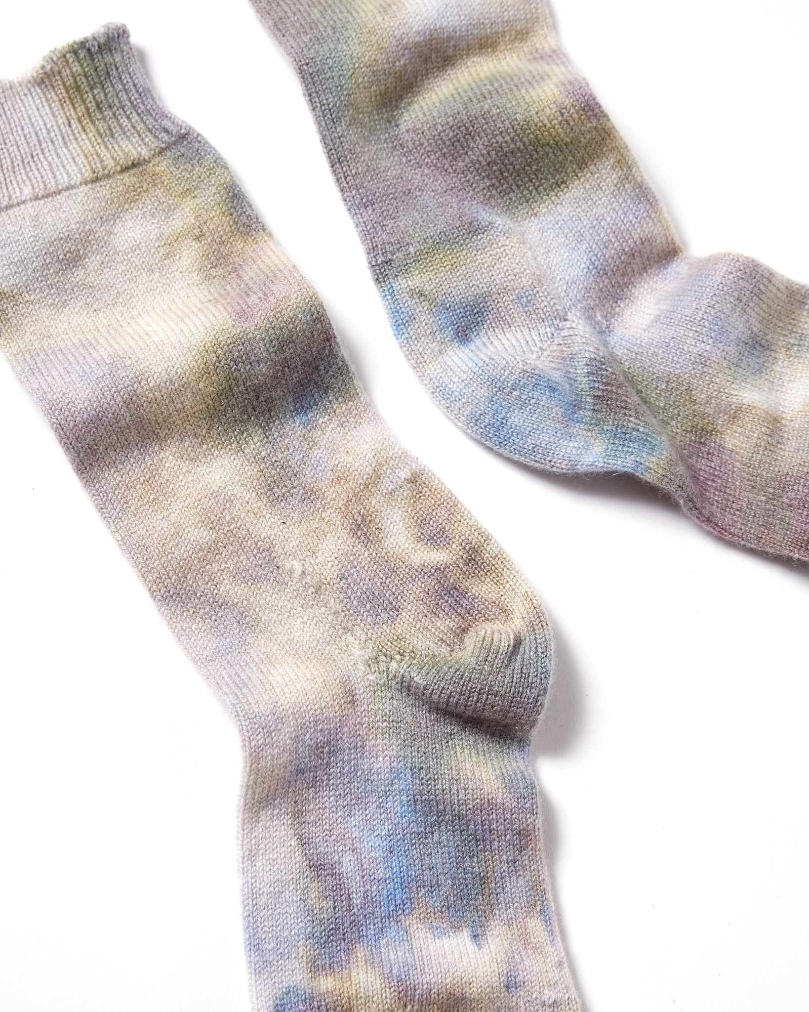Cashmere Socks in Lavender - riverside tool & dye