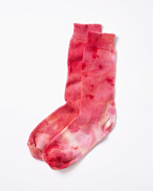 Cashmere Socks in Rose - riverside tool & dye