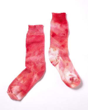 Cashmere Socks in Rose - riverside tool & dye
