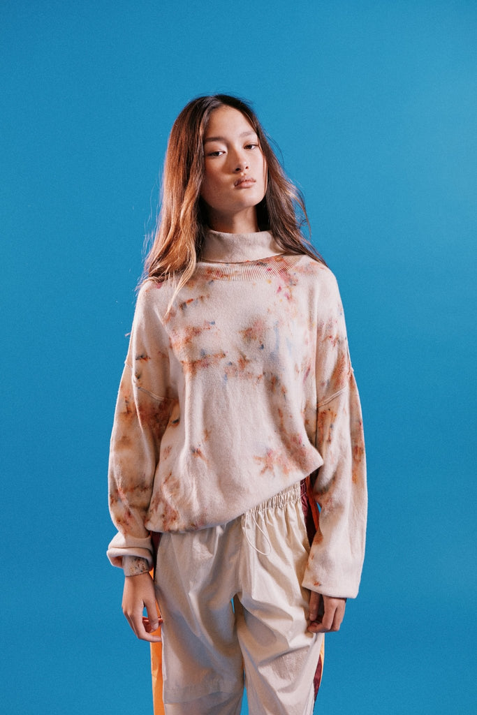 Cashmere Turtleneck in Lola - riverside tool & dye