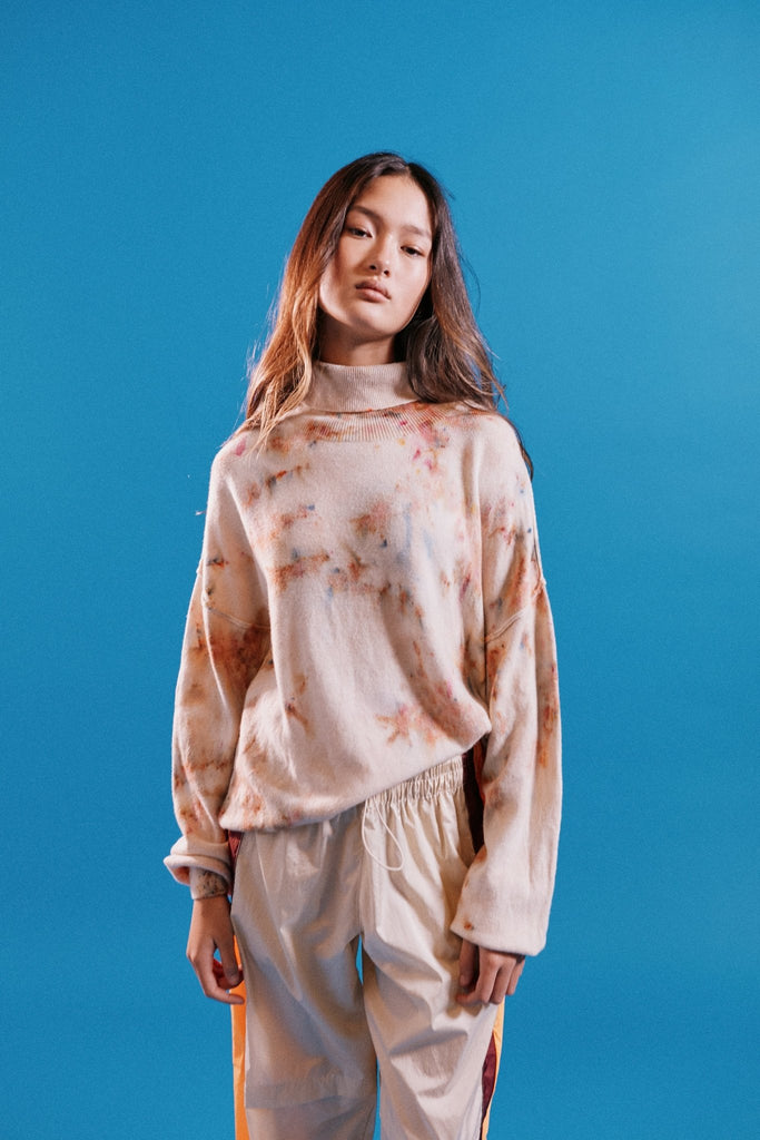 Cashmere Turtleneck in Lola - riverside tool & dye