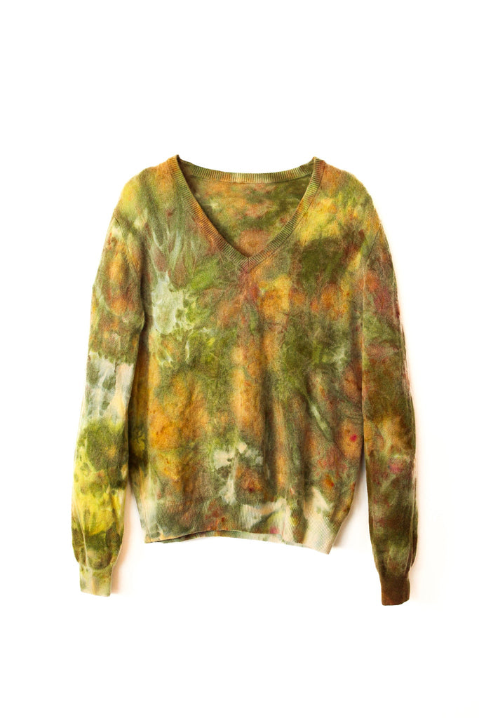 Cashmere V-Neck Sweater - riverside tool & dye
