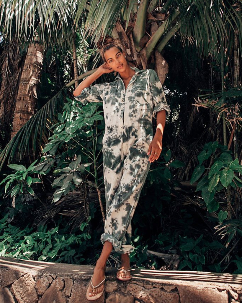 Coveralls in Moss - riverside tool & dye