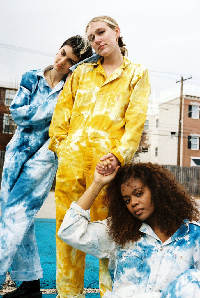 Coveralls in Mustard - riverside tool & dye