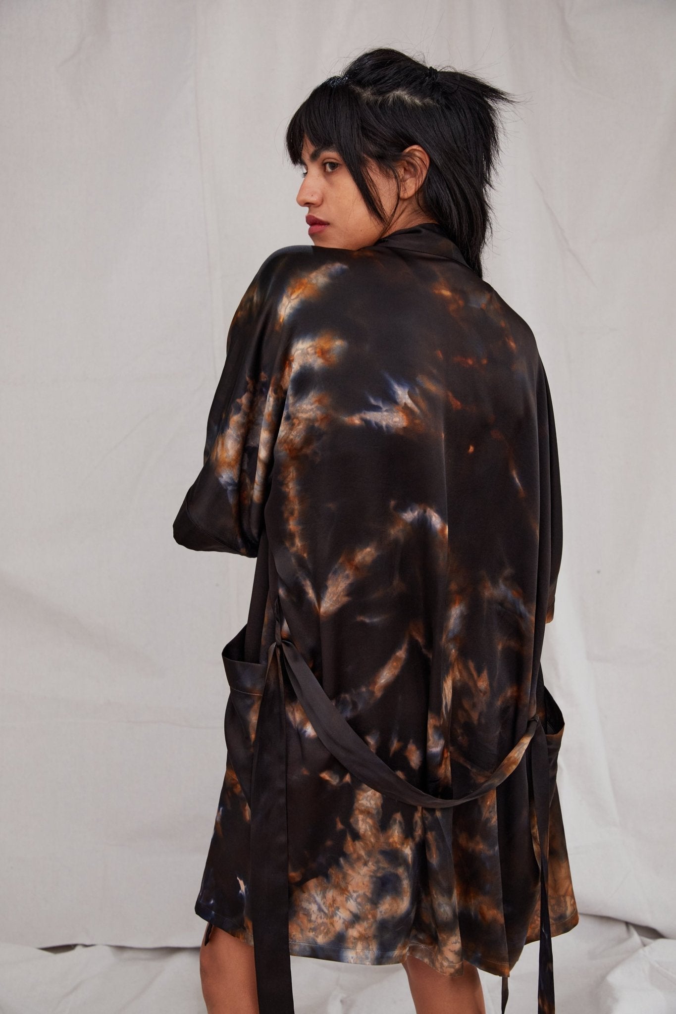 Half Moon Kimono in Neon Desert – riverside tool & dye