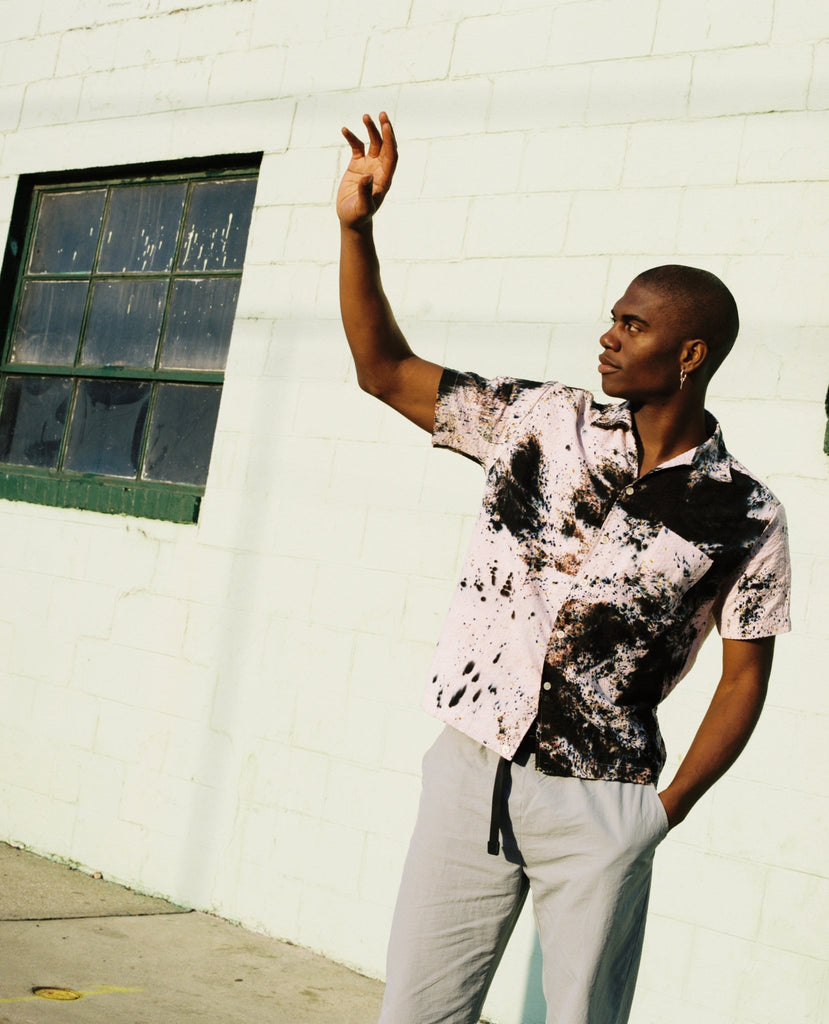 Louie Shirt in Seersucker Composite - riverside tool & dye