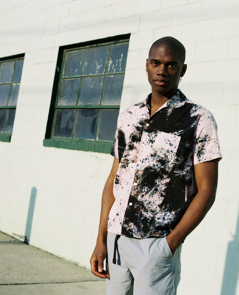 Louie Shirt in Seersucker Composite - riverside tool & dye