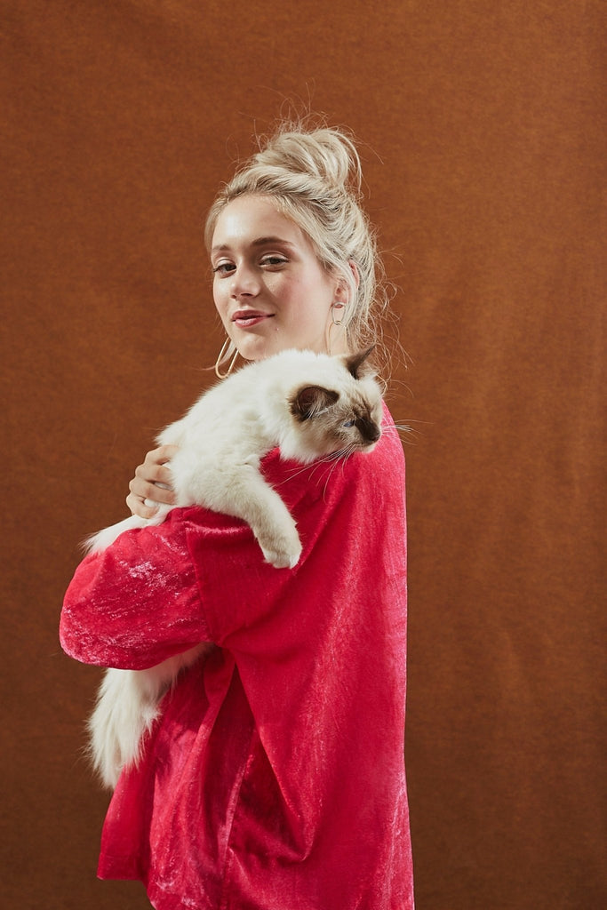 Mia Top in Velvet - riverside tool & dye