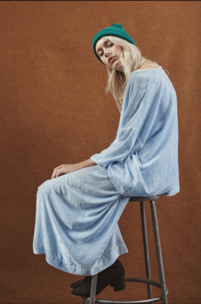 Mia Top in Velvet - riverside tool & dye