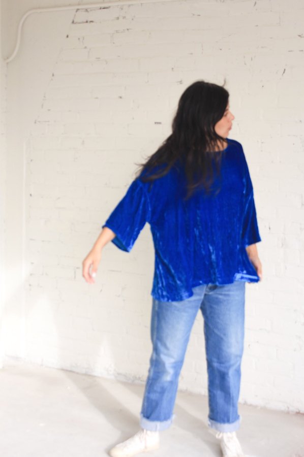 Mia Top in Velvet - riverside tool & dye