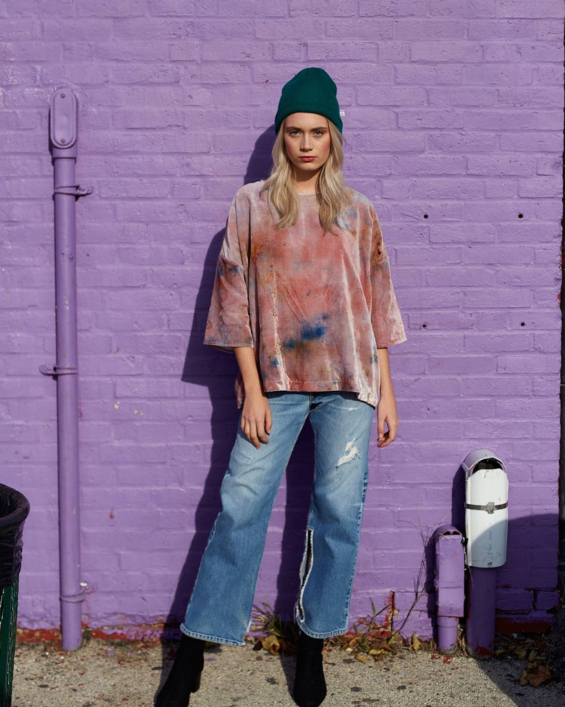 Mia Top in Velvet - riverside tool & dye
