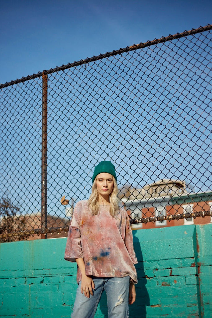 Mia Top in Velvet - riverside tool & dye