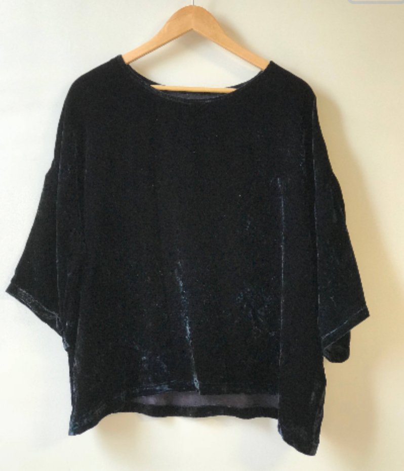 Mia Top in Velvet - riverside tool & dye
