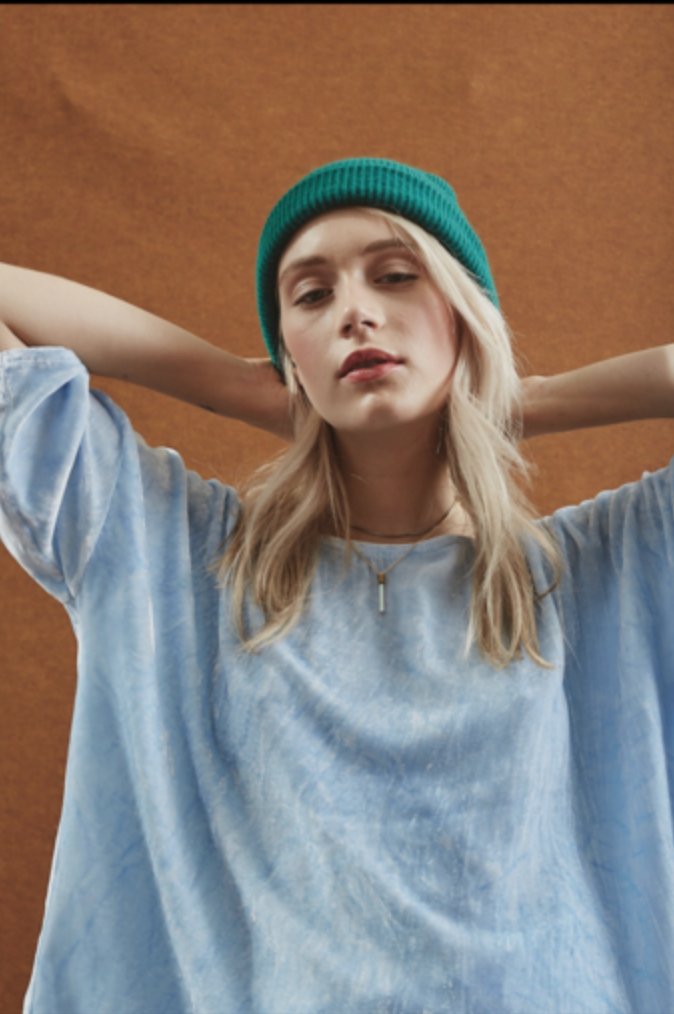 Mia Top in Velvet - riverside tool & dye