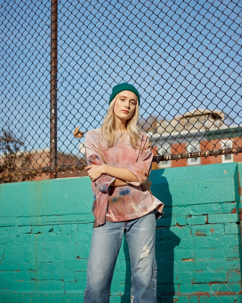 Mia Top in Velvet - riverside tool & dye