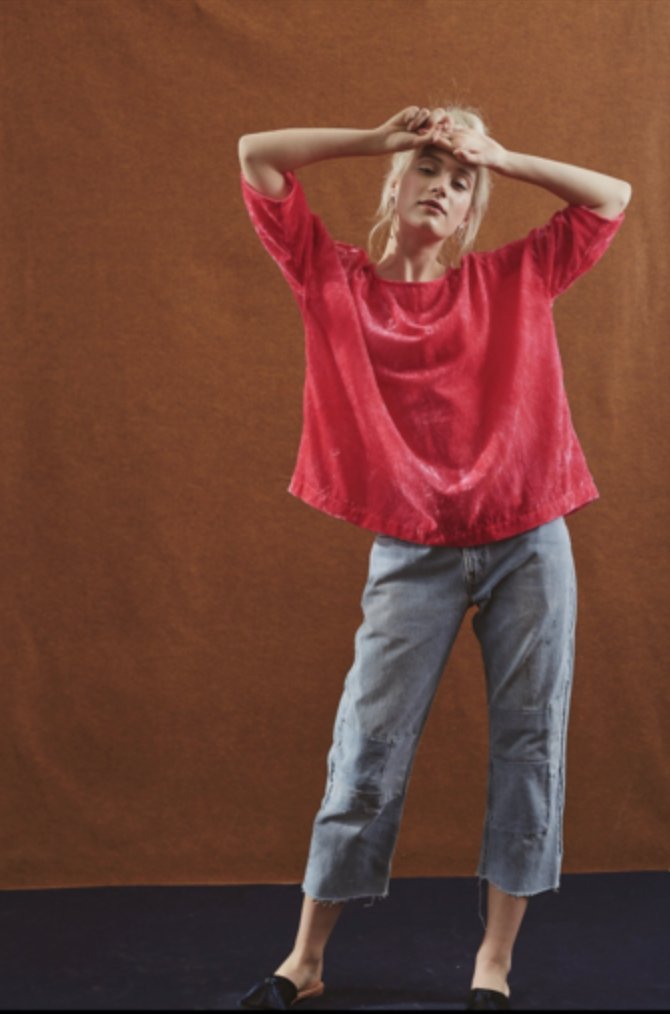 Mia Top in Velvet - riverside tool & dye