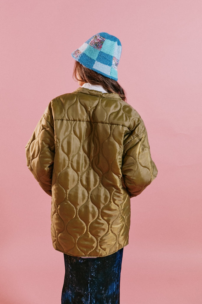 Nylon Quilted Kimono Coat - riverside tool & dye