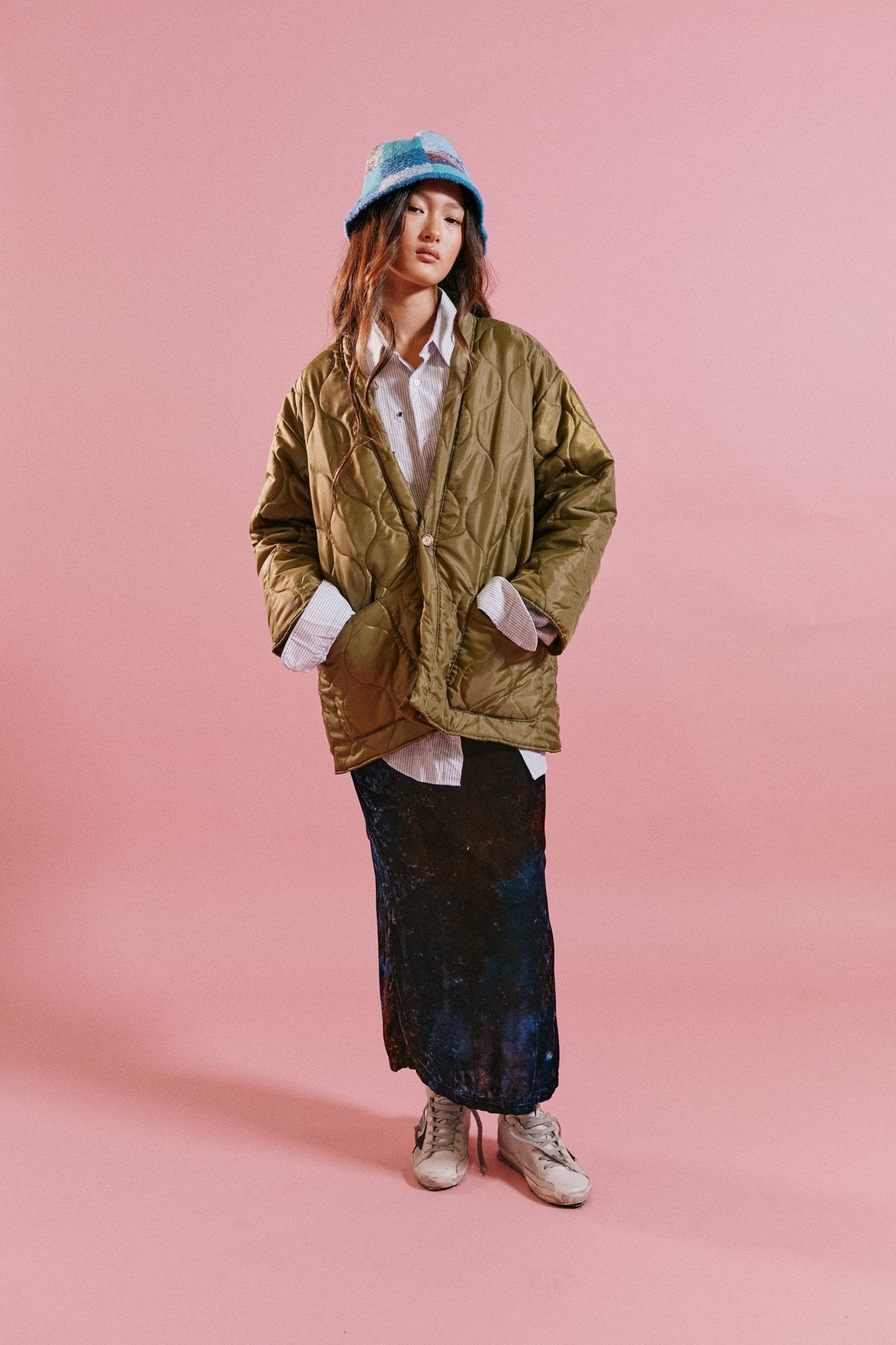 Nylon Quilted Kimono Coat – riverside tool & dye