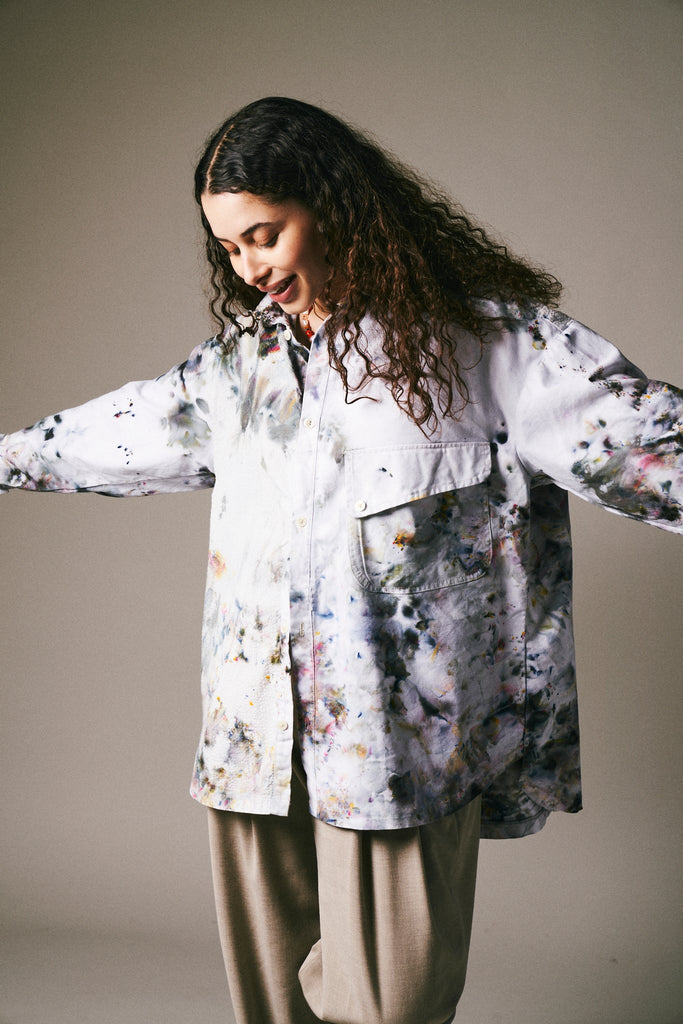 Paneled Utility Shirt - riverside tool & dye