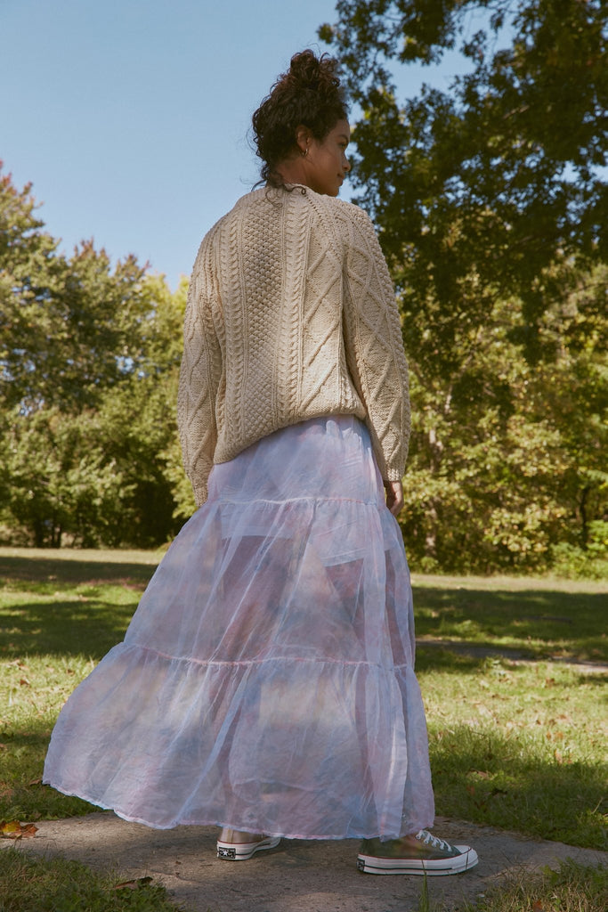 Sheer Silk Organza Skirt - riverside tool & dye