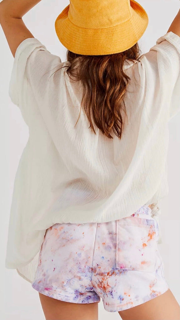 Short Shorts in Lilac - riverside tool & dye