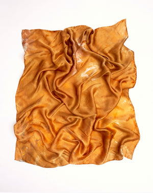 Silk Bandana in Copper Silk - riverside tool & dye