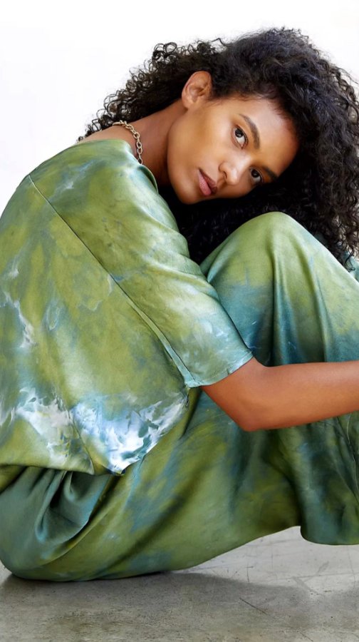 Silk Kaftan - riverside tool & dye