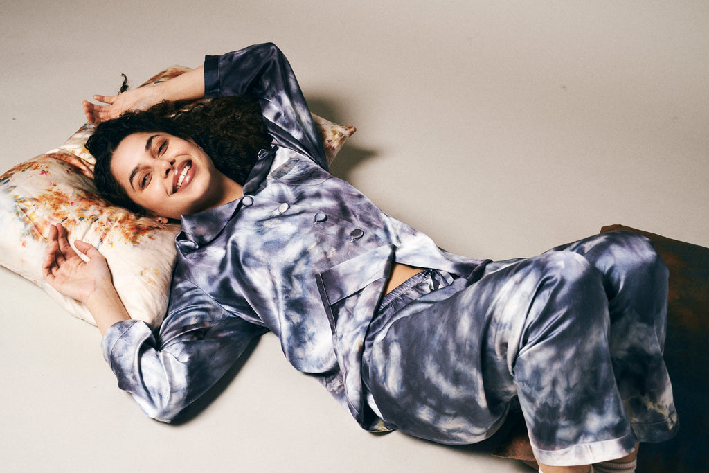Silk Pajama Set - riverside tool & dye