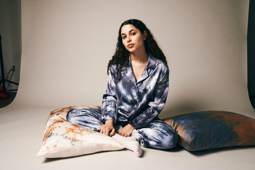 Silk Pajama Set - riverside tool & dye