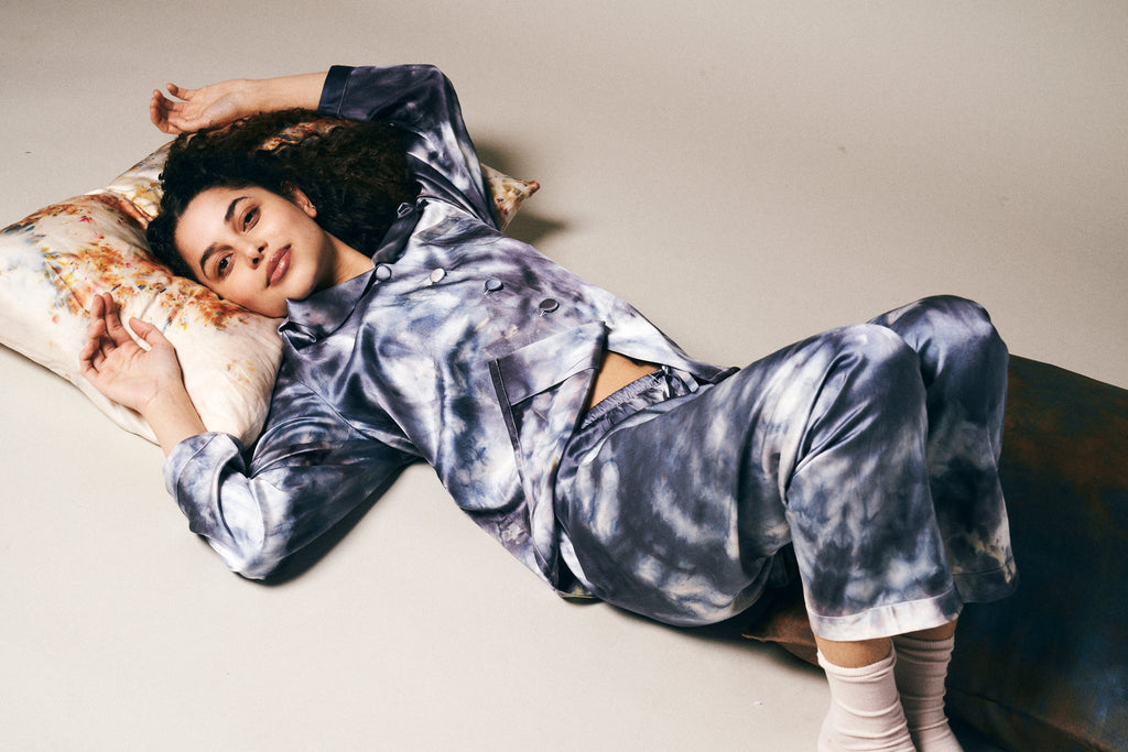 Silk Pajama Set - riverside tool & dye