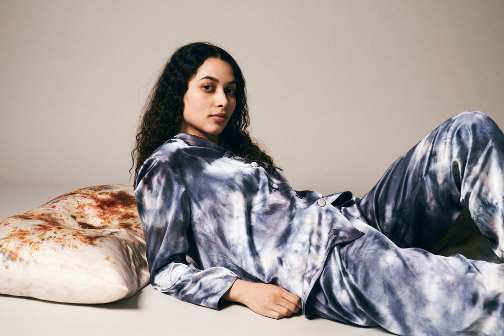 Silk Pajama Set - riverside tool & dye